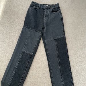 Pac Sun High Waisted Straight Leg Jeans